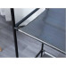 Шафа-органайзер для одягу з полицями, підлогова металева вішалка 173×107×36 см Шафа-органайзер для одягу з полицями, підлогова металева вішалка 173×107×36 см