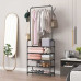 Вішалка для одягу в спальню Clothes Rack Up з полицями для взуття 170×60×26 см