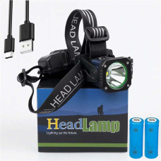 Налобний ліхтарик для дому та авто HeadLamp 50039 — Світлодіодний ліхтар на голову