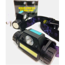 Акумуляторний ліхтарик налобний BL-1898 (7476 SENSOR) COB+XPE з магнітом і USB — Світлодіодний ліхтар на лоб