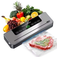 Побутовий кухонний вакууматор для харчових продуктів — Компактний вакуумний пакувальник їжі Побутовий кухонний вакууматор для харчових продуктів — Компактний вакуумний пакувальник їжі