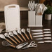 Кухонний комплект із 19 предметів для приготування їжі Kitchen Set білий Кухонний комплект із 19 предметів для приготування їжі Kitchen Set білий