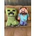 Дитяча плюшева подушка-іграшка Minecraft Стів 50 см в авто