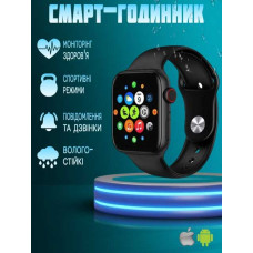 Стильний смарт-годинник Smart Watch T500 (Чорний) — Розумний наручний годинник із сенсорним екраном та дзвінками Стильний смарт-годинник Smart Watch T500 (Чорний) — Розумний наручний годинник із сенсорним екраном та дзвінками