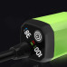 Портативний похідний душ на акумуляторі 6000 мАг з USB-зарядкою (Зелений)