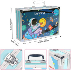 Характеристики художнього набору на 145 предметів у валізі Характеристики художнього набору на 145 предметів у валізі