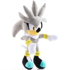 М'яка іграшка-антистрес Sonic Їжачок Сільвер (Сірий, 40 см)