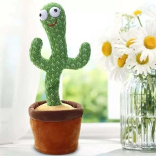 Плюшевий музичний кактус Dancing Cactus — безпечний та м'який друг для малюка Плюшевий музичний кактус Dancing Cactus — безпечний та м'який друг для малюка
