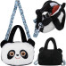 М'яка дитяча сумочка через плече «Панда» (18х6х15 см, на блискавці)