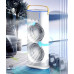 Акумуляторний вентилятор Double-Ended Spray Fan із двома турбінами та автоповоротом