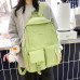 Багатофункціональний шкільний комплект 5 в 1 із зеленим рюкзаком 42х30х12 см