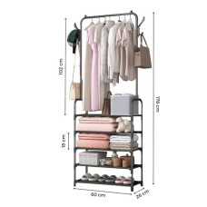 Підлогова стійка для речей Clothes Rack Up 170×60×26 см Підлогова стійка для речей Clothes Rack Up 170×60×26 см