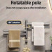 Рушникотримач настінний поворотний 4 поперечини — Для сушіння та зберігання рушників Рушникотримач настінний поворотний 4 поперечини — Для сушіння та зберігання рушників