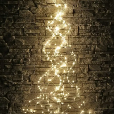 Гірлянда-пучок для святкового декору, новорічне освітлення з 500 LED теплий білий, світловий дощ 8472910