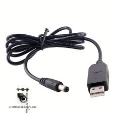 Підвищуючий кабель, Провід-перетворювач з виходом 9/12 Вольт, USB шнур для живлення роутера від павербанка 7319582